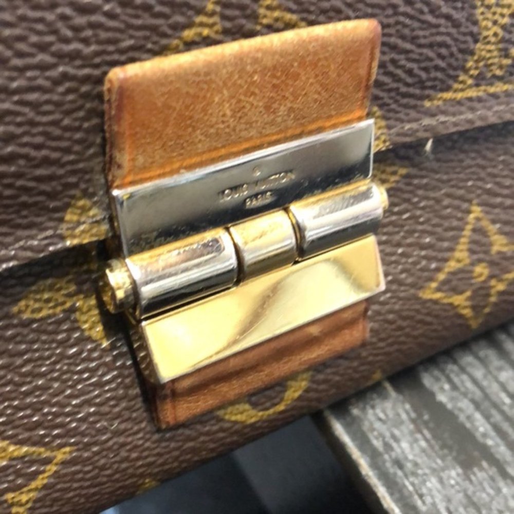 authentic Louis Vuitton LV Long Wallet Portefeuille Elise - Picture 12 of 15